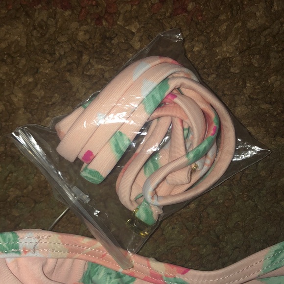 Pink floral bikini set - Picture 5 of 5